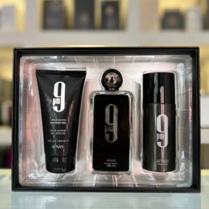 afnan set 9 pm eau de parfum 3pz 6290171072980