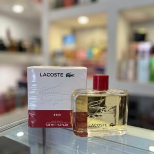 lacoste red 125ml eau de toilette 3386460149310