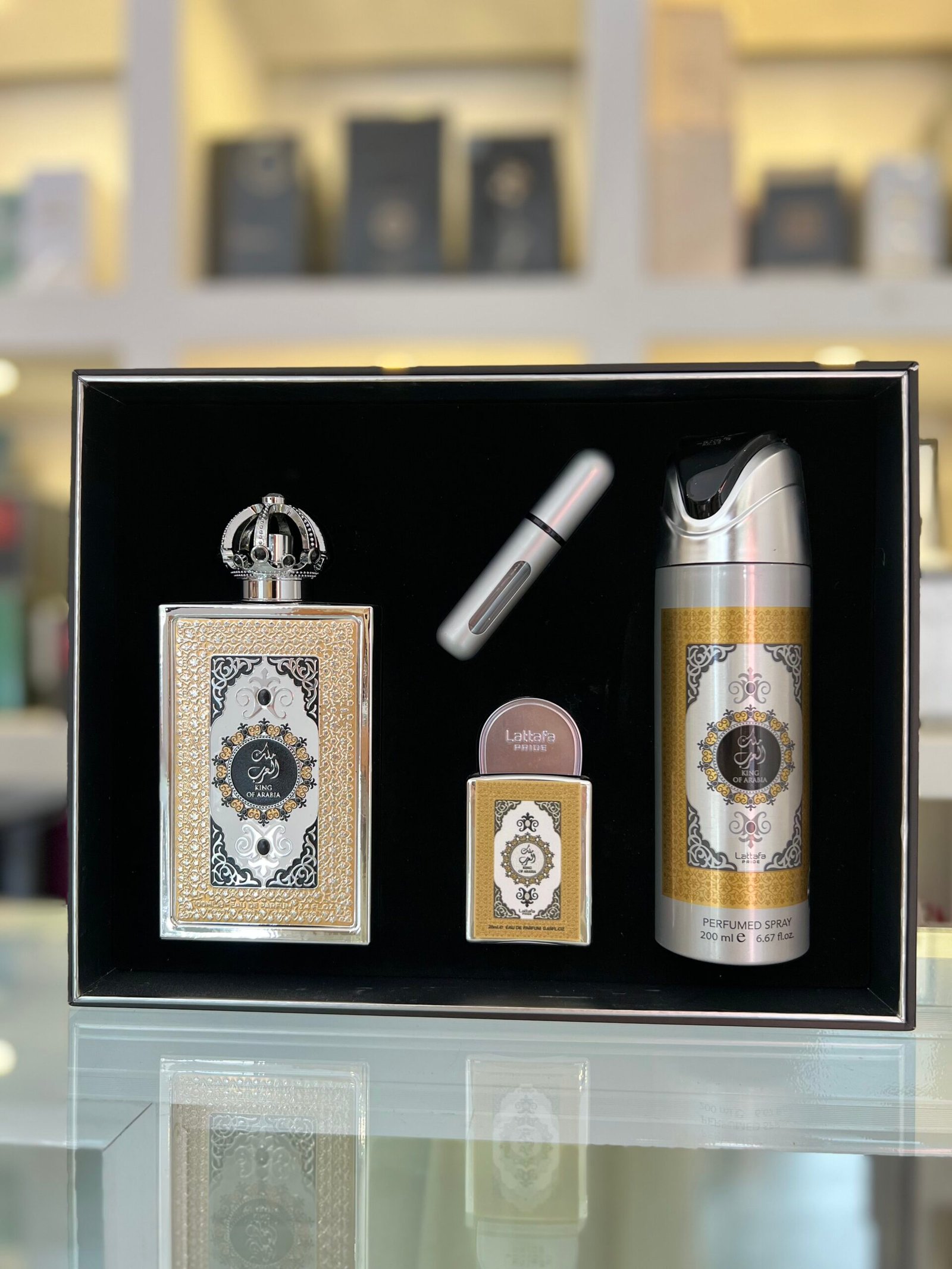 set lattafa pride king of arabia 4pz eau de parfum 6290362347996 set lattafa pride king of arabia 4pz eau de parfum 6290362347996