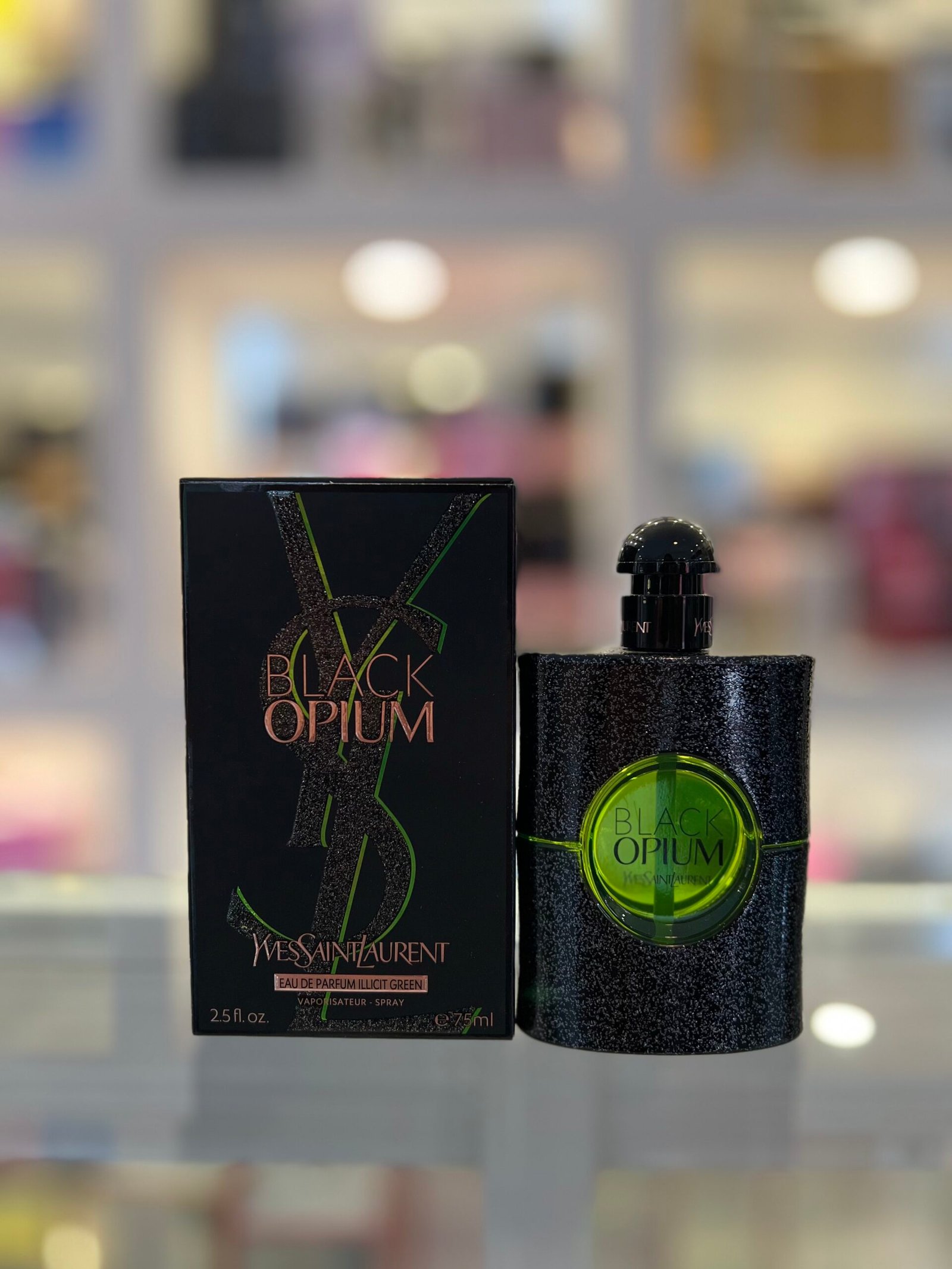 yves saint laurent black opium green 75ml eau de parfum 3614273642880 yves saint laurent black opium green 75ml eau de parfum 3614273642880