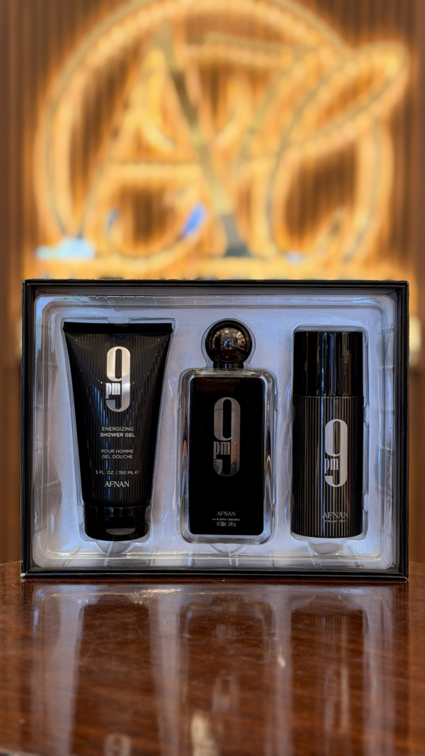 set afnan 9 pm 3pz eau de parfum