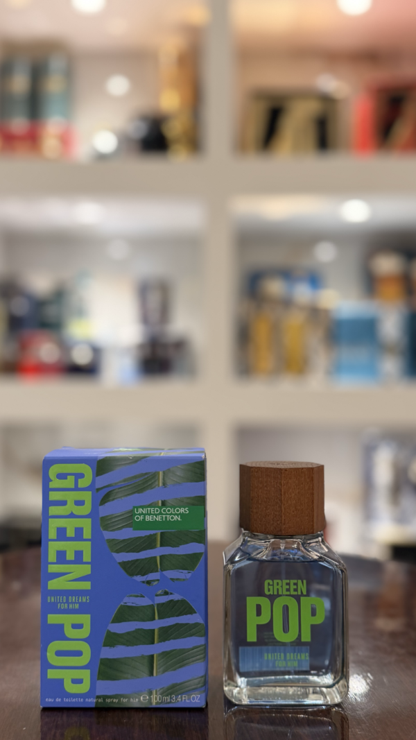 benetton green pop for him