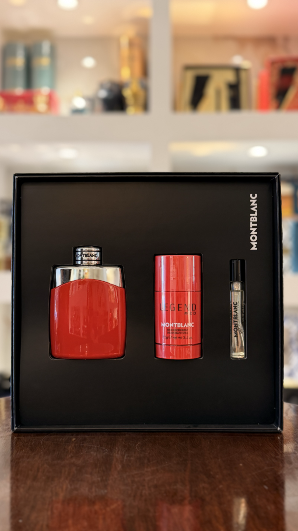 set montblanc legend red 3pz