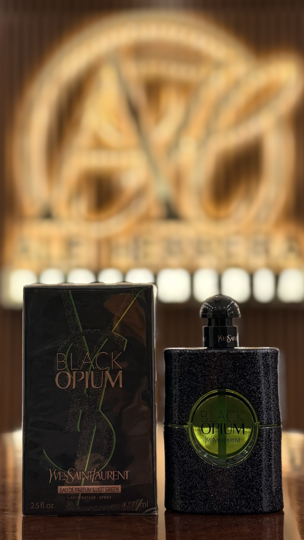 yves saint laurent black opium green 75ml eau de parfum